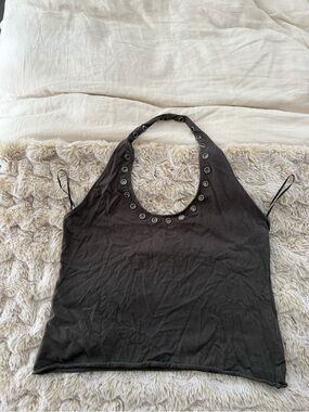 Weekday studded halter top
